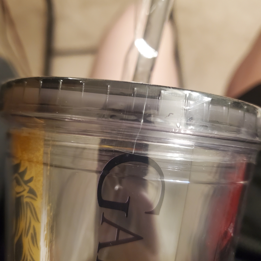 Spencer's Black and Clear Dragon Tumbler - Picture 7 of 7